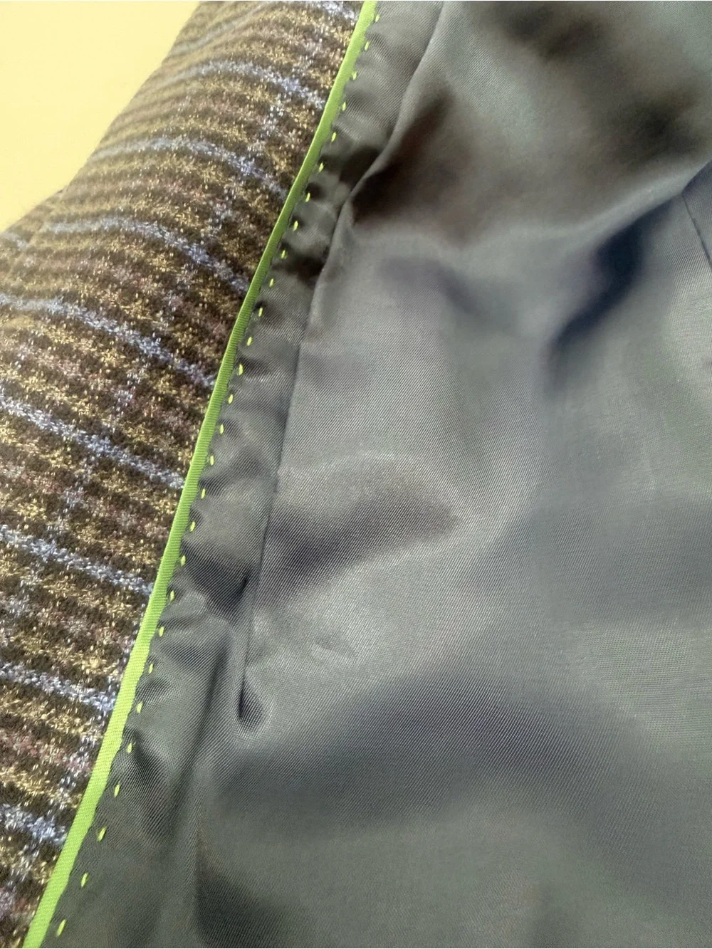 Alfa Perry Slim  Fit Boys Plaid Blazer SZ 10